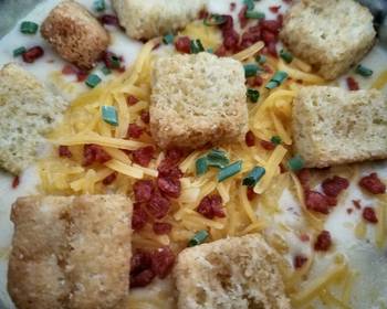 How To Make Recipe Loaded Cauliflower cheese soup Savory Delicious