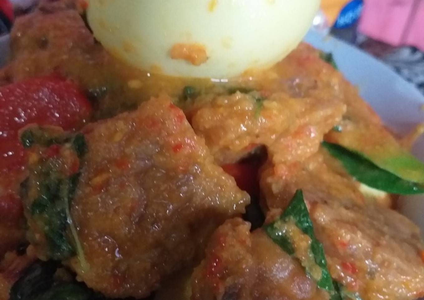 Rica tempe dan telur
