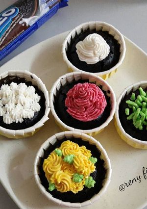 Foto resep Cup Cake Oreo 2 Bahan