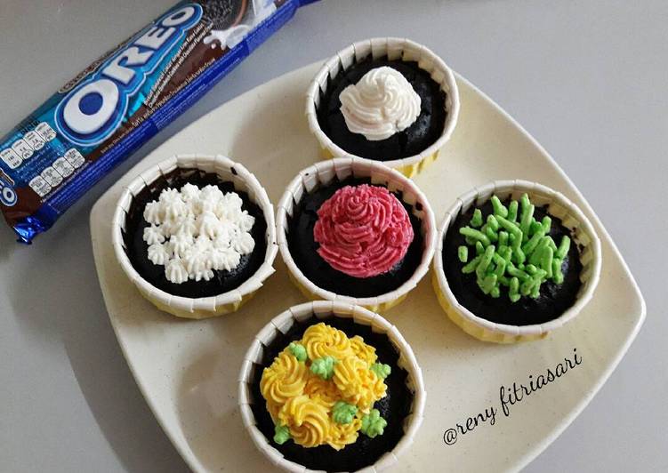 Cup Cake Oreo 2 Bahan