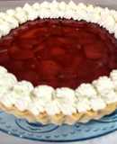 Tarta de frutillas con crema pastelera 🍓🍰