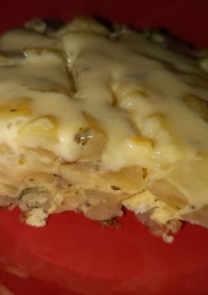Una foto de Tortilla de papas con queso