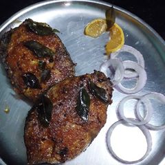Kerala Style Fish Fry Meen Varuthathu A picture of Kerala Style Fish Fry Meen Varuthathu.