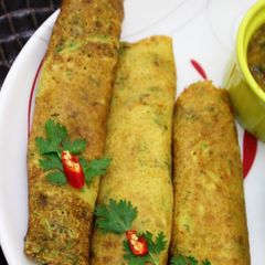 A picture of Moong Dal Cheela.