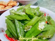 Gambar okra tumis saus tiram