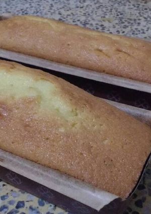 Una foto de Budín de vainilla y limón