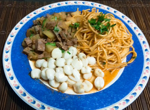 Una foto de Chanfainita con Tallarín