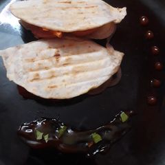 A picture of Vegetable tortilla wrap.