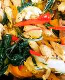 Fajitas con pechugas