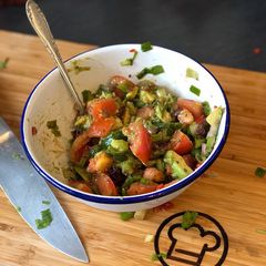A picture of Super speedy seasonal salsa 💃.