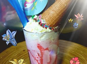 Una foto de Batido de unicornio