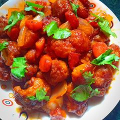 A picture of Soya chilli.