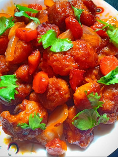 A picture of Soya chilli.
