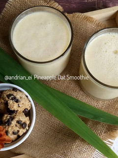 Foto resep Pineapple Oat Smoothie