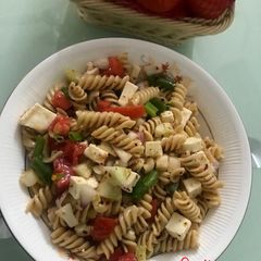 A picture of Italian Whole Wheat Pasta Salad.