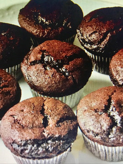Una foto de Magdalenas de chocolate sin azúcar