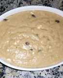 Dulce de guineo con pasas