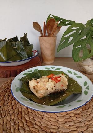 Foto resep Bothok Jamur Tiram Tahu Udang