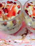 Tapioca custard pudding
