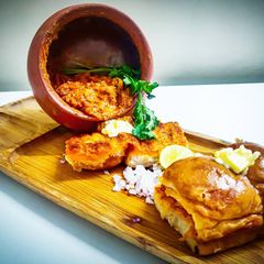 A picture of Pav Bhaji Street Food Style.