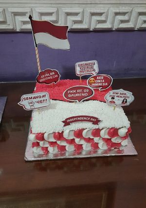 Foto resep 34. Kue tart Kemerdekaan (merah putih) 🇮🇩