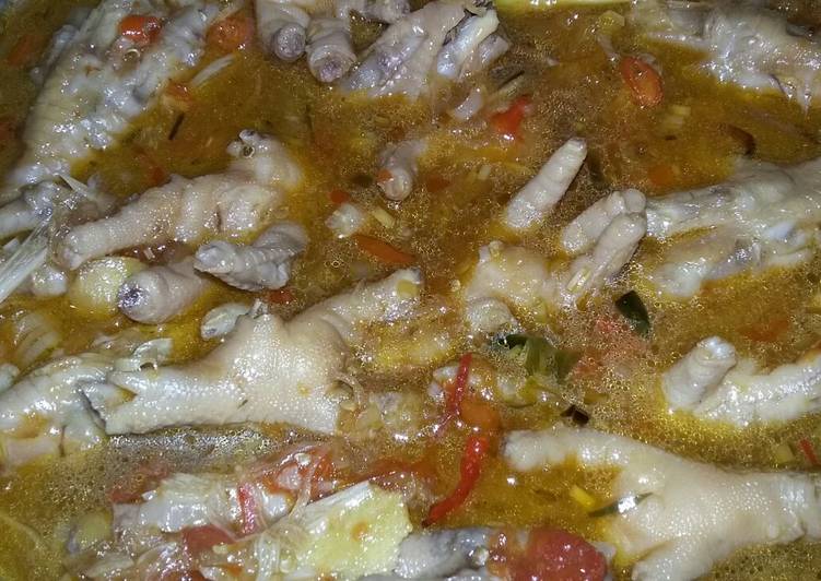 Tumis ceker ayam ndower