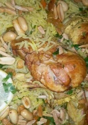 صورة لوصفة اوزي بالدجاج