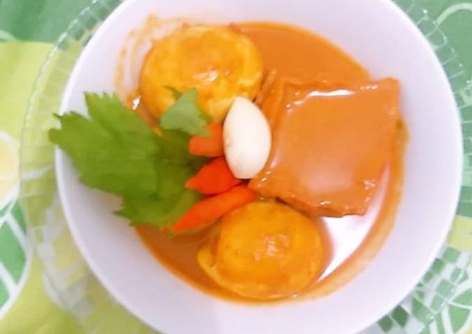 Semur tahu telur