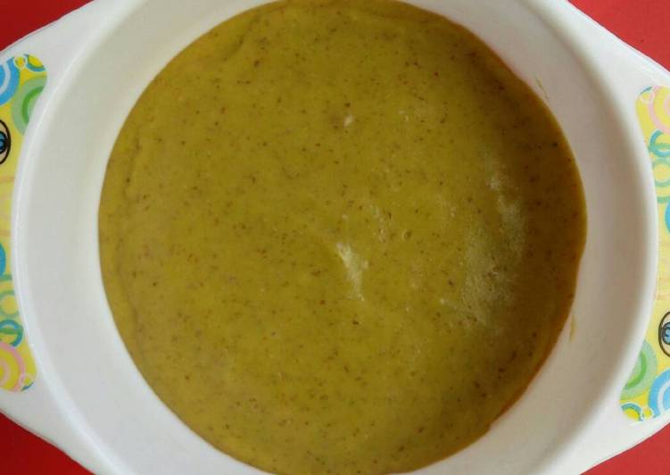 Resep MPASI 7m+ : Burmer (BM,Bayam merah,Tomat, tempe)+evoo yang Menggugah Selera