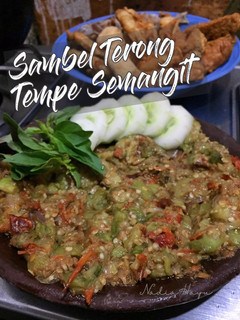 Foto resep (Week19) Sambel Terong Tempe Semangit