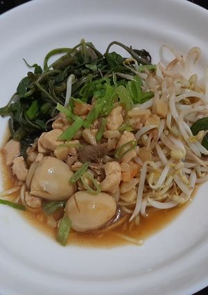 Foto resep Mie kangkung Jkt simple