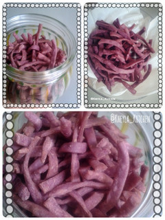 Foto resep Stik Bawang Ubi Ungu Gurih Renyah tanpa penyedap