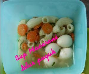 Cara Cepat Sup macaroni Telur puyuh Enak Bergizi