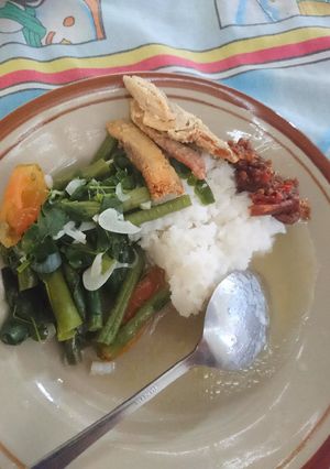 Foto resep Sayur bening kelor,kacang panjang