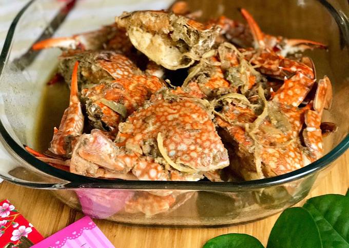 Resep Kepiting masak jahe dan Wine Anti Gagal