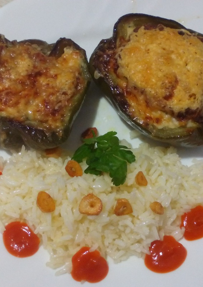 Una foto de Pimientos rellenos