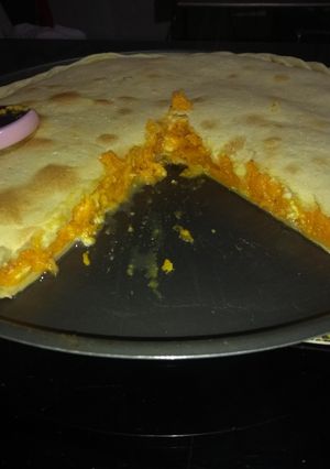 Una foto de Tarta de zapallo y pollo