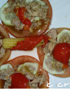 Una foto de Rodajas de tomate para tostadas