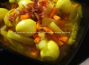 Foto resep Acar Kuning Telur Puyuh
