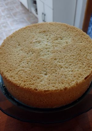 Una foto de Bizcochuelo vegano de vainilla