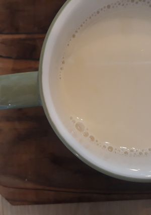 自製濃醇豆漿 的食譜成品照片