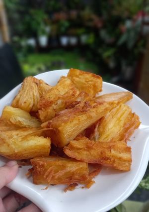 Foto resep Singkong keju merekah
