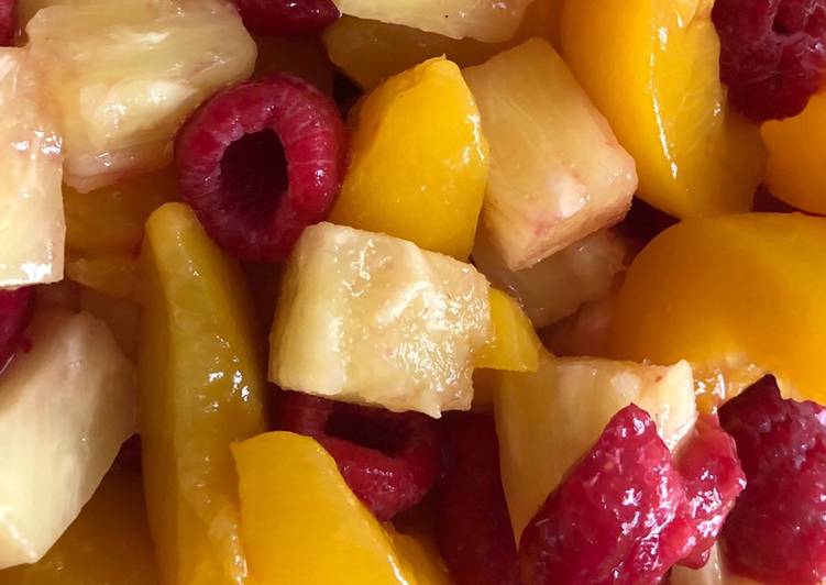 Easiest Way to Make Homemade Super Fast Fruit Salad!