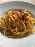 Whole Wheat Spaghetti Carbonara