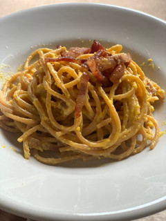 A picture of Whole Wheat Spaghetti Carbonara.