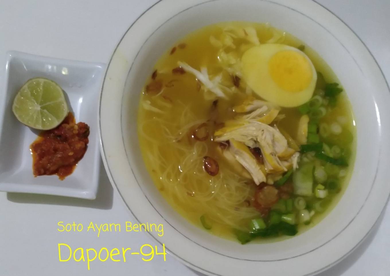 SOTO KUNING#Soto ayam bening