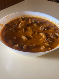 Una foto de Mollejas de pollo en salsa