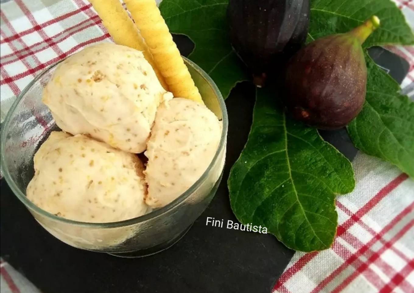 Helado de brevas (higos)