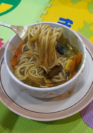 Foto resep Dorry curry spagetti