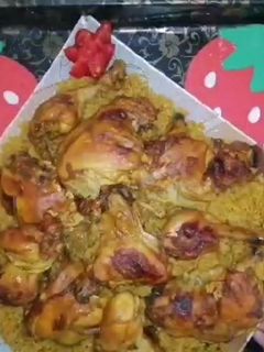 صورة لوصفة الكبسه السريعه لكاتبه في المطبخ